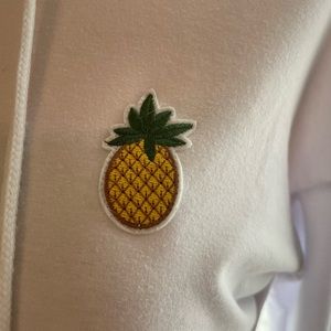 Shein M white hoodie